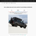 Win an Airbag Man Lift Kit for 4WD and a Portable Compressor from Adventure Curated