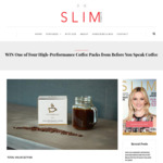 Win a Before You Speak Coffee High-Performance Coffee Pack from Slim Magazine