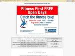 Fitness First Free Open Days