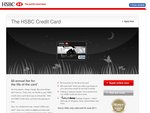 HSBC Credit Card: Lifetime $0 annual fee + $50 cashback after 3 purchases