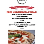 [VIC] Free Margherita Pizza @ Asari's Woodfire Pizzeria, Kew (between 12pm-2pm)