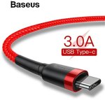 0.5m BASEUS USB Type-C to C or 3.0a US $2.96 (AUD $4.32) / US $2.18 (AUD $3.18), 1 Metre White 2.4a $1.97 US ($2.88AUD) @ Joybuy
