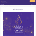 Win 6 General Admission Lawn Passes to The 2019 Carols by Candlelight from Vision Australia [VIC]