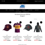 Brisbane Broncos Men's 2019 Jersey $29.95 (Save $130) +$15 Shipping or $0 C+C Perth @ Jim Kidd Sports