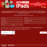 Win 1 of 3 iPads Worth $450 Each or 1 of 25 $50 Gift Cards from Arnott's [Buy 2x Arnott’s Multipacks from Ritchie's IGA]