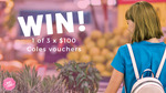 Win 1 of 3 $100 Coles Vouchers from Mums Lounge