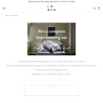 Win 1 of 3 Linen Bedding Sets from In Bed