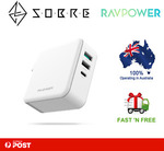 20% off Storewide - RAVPower 65W USB C PD Port Wall Charger $52.76 Delivered @ SOBRE eBay Store