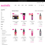 $3 bargains: Lip Palette, Eye Shadow, Eye Liner, Lip gloss & More + Delivery @ Australis