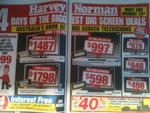 Harvey Norman - TV Sale (Must End Monday 26th September)