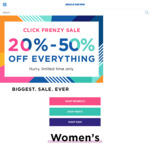 Click Frenzy Sale: 20%-50% off Everything @ Skechers