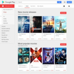 Movies to Buy from $3.99/4k $4.99, TV Seasons from $4.99, Rentals from $0.99, up to 70% off Movie Bundles @ Google Play