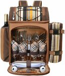 Hap Tim Waterproof Picnic Backpack for 4 Person with Cutlery Set $95.16 Delivered @ Haptim Amazon AU