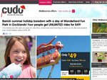 UNLIMITED Rides for Four People for $49 - Wonderland Fun Park in Docklands (Melbourne)