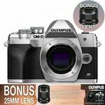 [eBay Plus] Olympus E-M10 MK4 $905.39, E-M5 MK3 $1168.51 Delivered, Bonus Zuiko 25mm F1.8 Lens via Redemption @ NoFrills eBay