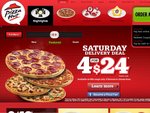 Pizza Hut: Free Garlic Bread with Online Order of 2 Large Pizzas (Expires March 2nd)