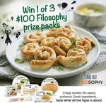 Win 1 of 3 Greek Pastry Prize Packs (Worth $100) from Filosophy