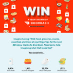Win a Years Worth of DoorDash from DoorDash