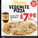Cheesy Vegemite Pizza - $7.95 (Pick up) @ Domino's