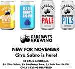 New for November Pack (Total 32x 375ml Cans) $129.95 ($186.50 RRP) Delivered @ Dad N Dave's Brewing