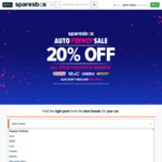 Sparesbox.com.au 20% off Auto Frenzy Sale