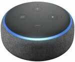 Amazon Echo Dot 3rd Gen Charcoal Smart Speaker with Alexa $17.88 ($0 C&C/ in-Store) @ Officeworks