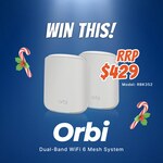 Win a Netgear Orbi RBK352 Wi-Fi 6 Mesh Router System Worth $429 from Device Deal