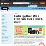 Win a LEGO Prize Pack Worth $618, a Fitbit Prize Pack Worth $401 or 1 of 5 $20 Vouchers from Mighty Ape