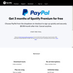 Free 3 Months Spotify Premium (New Subscribers) @ PayPal - OzBargain