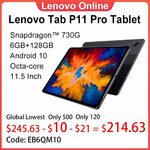 Lenovo Xiaoxin Pad Pro (11.5" OLED, 6GB/128GB, SD730G, Widevine L1) US$255.52 (~A$377.31) Shipped @ Lenovo Online AliExpress