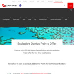 Register & Purchase with a New Selected Qantas Partner Credit Card within 30 Days, Get 20,000 Bonus Qantas Points @ Qantas