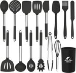 Mibote 15 Pieces Silicone Kitchen Utensils Set with Stainless Steel Handle $21.78 Delivered @  MIBOTE-AU via Amazon AU