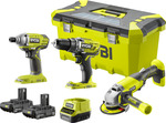 Ryobi 18V ONE+ Cordless 3 Piece Kit with Tool Box $177 C&C/ in-Store Only @ Bunnings