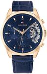 Tommy Hilfiger Blue Leather Men's Multi-function Watch - 1710451- $209 (Was $349, Save $140) & Free Shipping @ Watch Factory