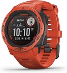 Garmin Instinct Solar, Rugged Outdoor GPS Watch, Flame Red $319.91 Delivered @ Amazon US via AU