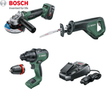Bosch Green 18v 3 piece (Drill, Grinder, Recip. Saw) Cordless Power Tool Kit $108.50 + Shipping ($0 with OnePass) @ Catch