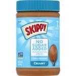 SKIPPY No Added Sugar Peanut Butter 454g Creamy or Crunchy $2.75 (Was $5.50) @ Woolworths