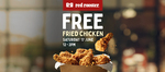 [NSW] Free Fried Chicken, 17/6 from 12-2pm @ Red Rooster (Erina)