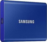 Samsung T7 Portable SSD, 2TB, Indigo Blue, USB3.2, Type-C $177.58 Delivered @ Amazon UK via AU