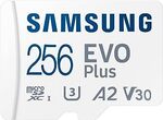 Samsung Evo Plus MicroSD 128GB $18.99, 256GB $27.99, 512GB $49.99 + Delivery ($0 with Prime/ $39 Spend) @ Sunwood-AU Amazon AU
