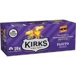 1/2 Price: Kirks Soft Drink Cans 10x 375ml Range $5.80 ($6.50 in Can Deposit States) @ Woolworths