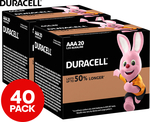 Duracell AAA Batteries 2x 20 Pack $9 + Delivery ($0 with OnePass) @ Catch