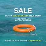 5% off All Water/Marine Safety Equipment (Online Only) + Delivery ($0 VIC C&C) @ Chain.com.au