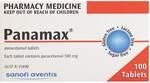 Panamax Tablets 100 $0.99 (Limit of 2) + $9.95 Delivery ($0 with $99 Order/In-store) @ Pharmacy 4 Less