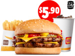 Small Double Cheeseburger Meal $5.90 @ Hungry Jack's via App