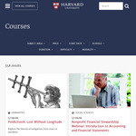 149 Free Online Courses @ Harvard University via Various Delivery Platforms