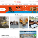 40% off Storewide + Delivery ($0 SYD C&C, Furniture Delivery to SYD Only) @ Jodhpur Designs
