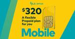 Optus Pre-Paid SIM 12-Month Expiry 260GB for $220 ($320 Ongoing, 180GB from 4th Year) + $100 Cashreward Cashback @ Optus