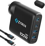 ZYRON Powaforce 100W GaN 5 Charger 2C2A with 2m Cable & Case $59.49 Delivered @ Zyron via Amazon AU