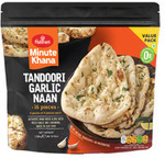 Haldiram's Frozen Tandoori Garlic Naan 16-Piece 1.28kg $7 @ Coles